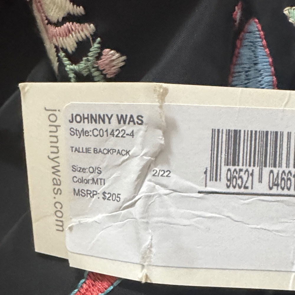 Johnny Was Backpack - Picture 3 of 3